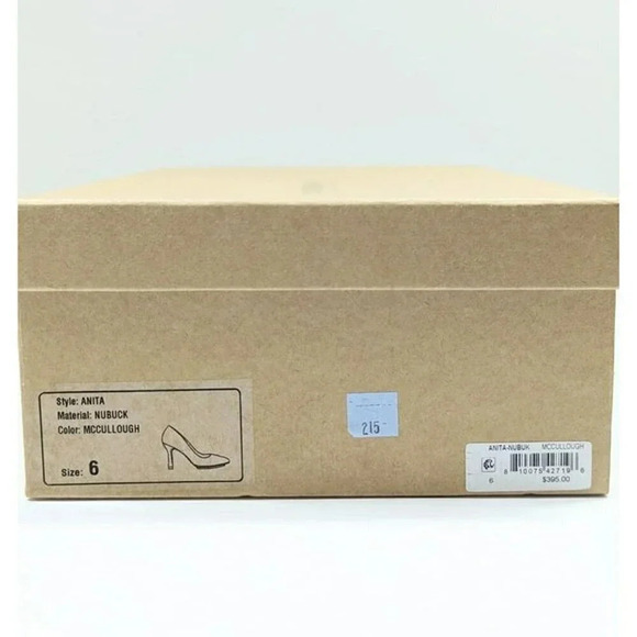 Salone Monet Anita Pump Women's McCullough Suede Dressy Pumps Size 6 (MSRP $395) - Picture 11 of 11